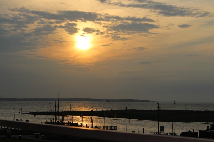 Blick vom Balkon