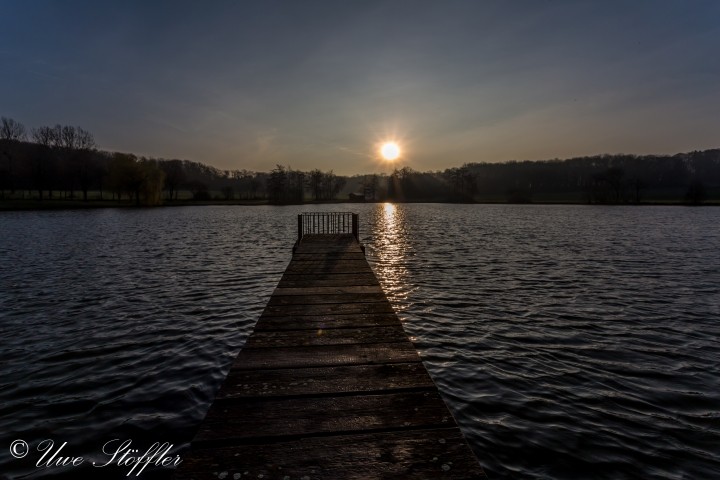 Der Billingsbacher See ist fußläufig zu erreichen - Hier können auch Hunde baden gehen