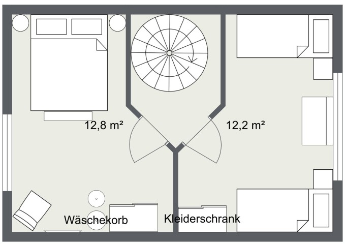Grundriss 1. Stock