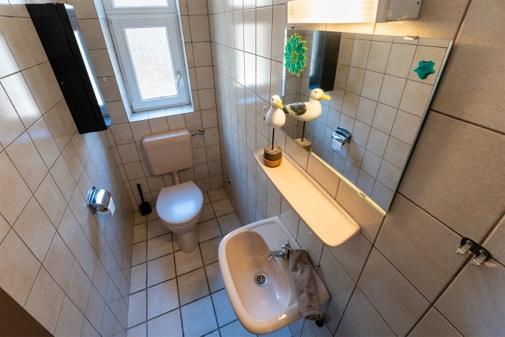 Das Gäste-WC im EG