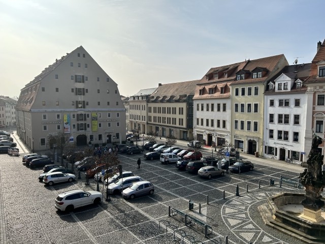 Blick vom Wohnzimmer auf Neustadt 