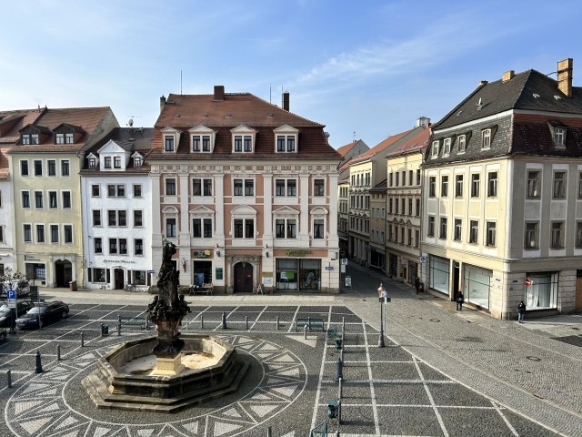 Blick vom Wohnzimmer auf Neustadt 