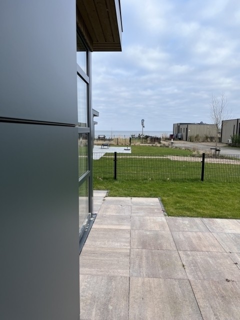 Blick auf's IJsselmeer von der Terrasse