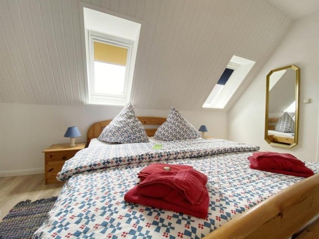 Ferienwohnung Ufer St. Peter-Ording, Urlaub mit Hund:  Schlafzimmerfoto