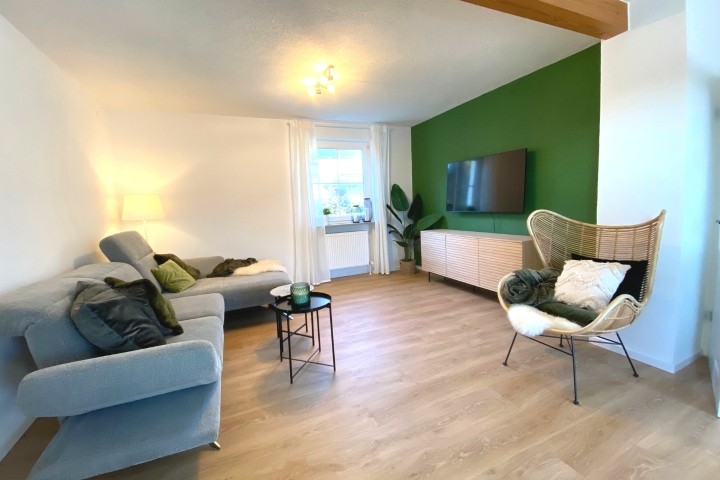 Relaxen im Wohnbereich. W LAN und Streaming wie Netflix und Amazon Prime möglich
