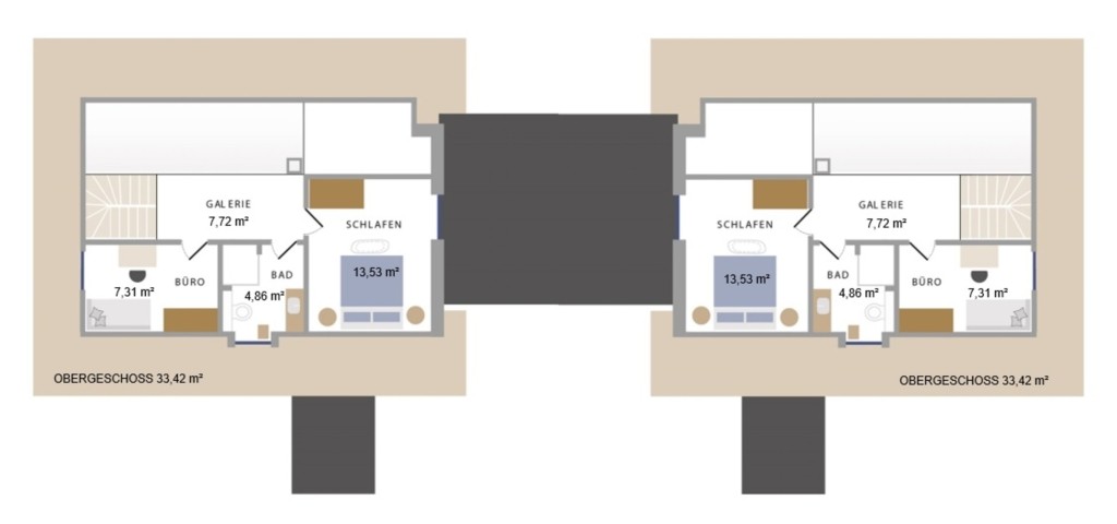 Grundriss Obergeschoss