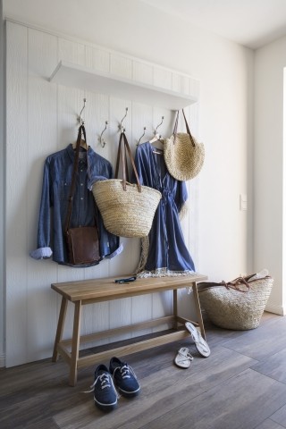 Platz für Garderobe