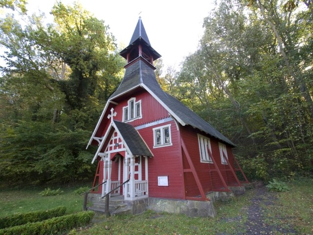 Die Holzkapelle von Ralswiek.