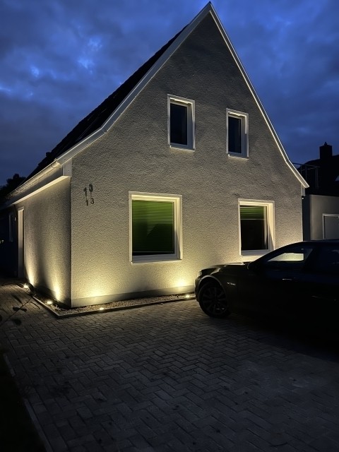 Vor dem Ferienhaus