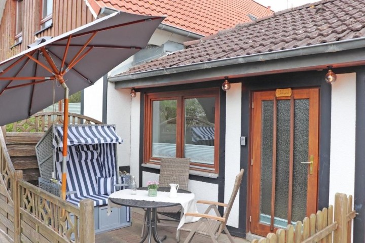 eingezäunte Terrasse