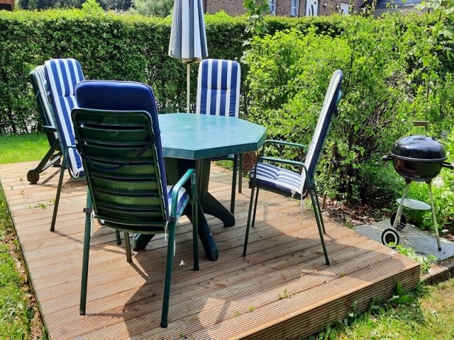 Terrasse im Garten