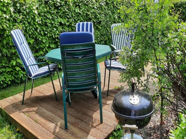 Terrasse im Garten