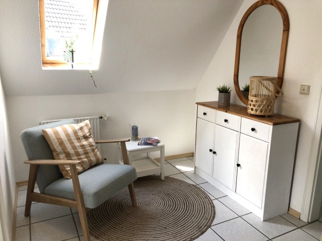 Sessel im Flur oben