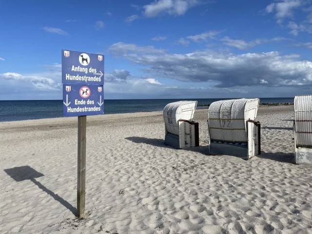 Hundestrand Dahme (650m entfernt)