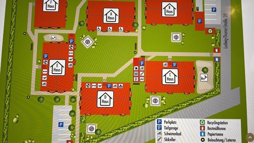 Plan von der Anlage