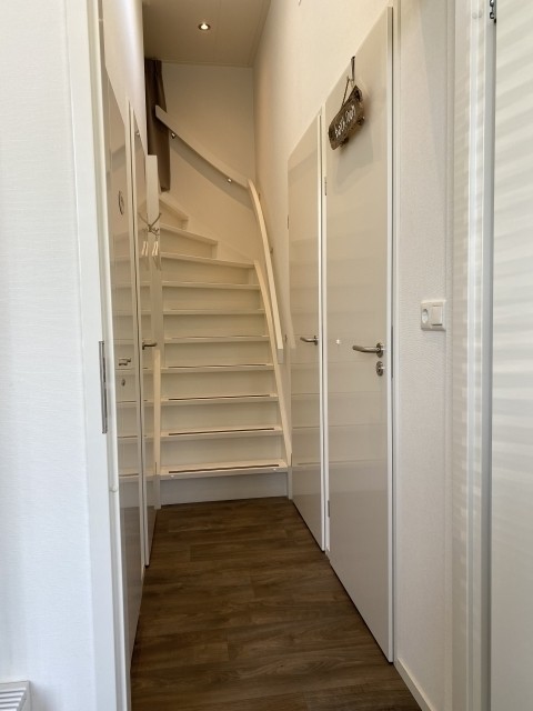 Treppenaufgang zum oberen Schlafzimmer 