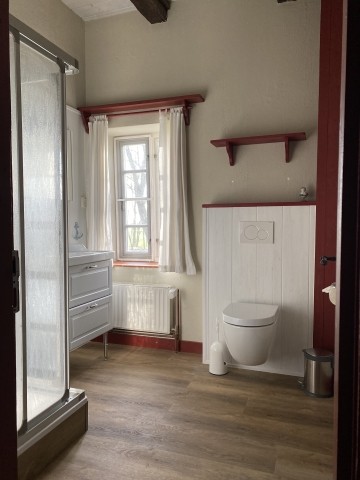 Blick ins Badezimmer