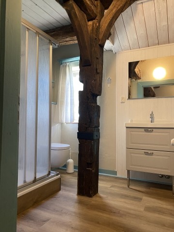 Blick ins Badezimmer