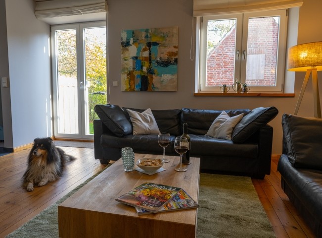 Blick ins Wohnzimmer