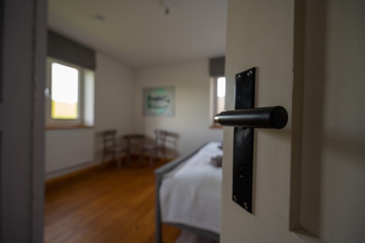 Blick ins Schlafzimmer