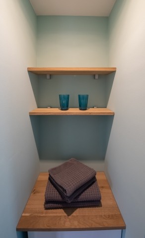Im Badezimmer