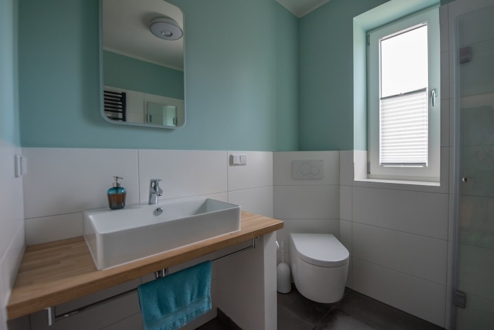 Im Badezimmer