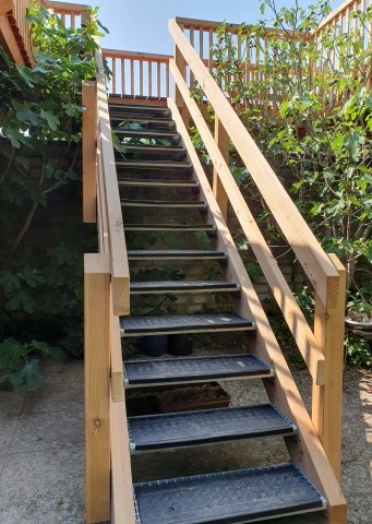Treppe zur Fewoi