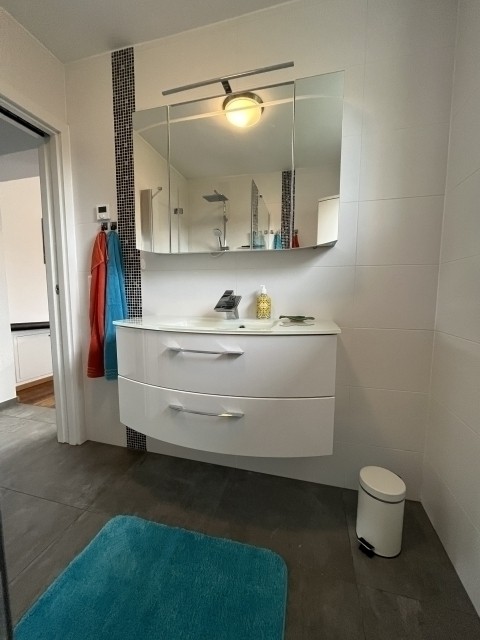 Badezimmer mit viel Stauraum