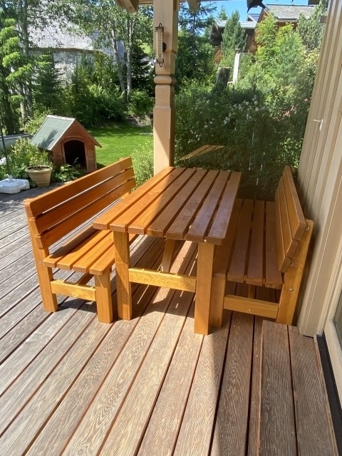 Terrasse im Sommer