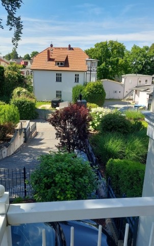 Blick vom Balkon