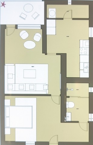 Zimmeraufteilung Chalet Eifelmaar