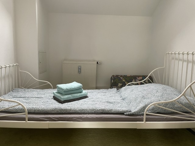 Schlafkammer mit Einzelbett