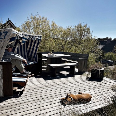TIDE4 Ferienwohnung Amrum Aussenbereich