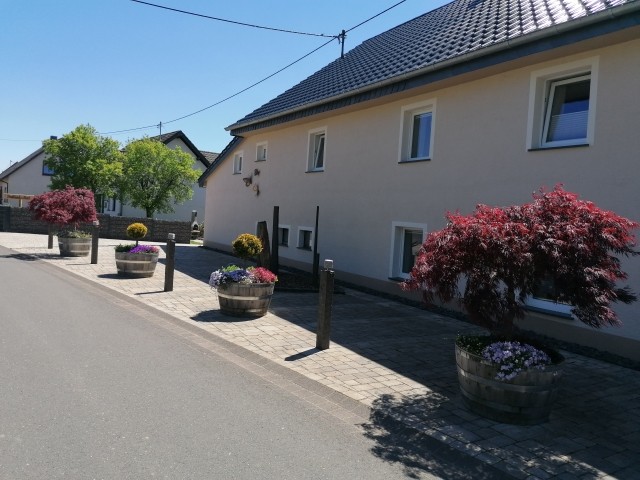 Vorderer Anblick vom Haus