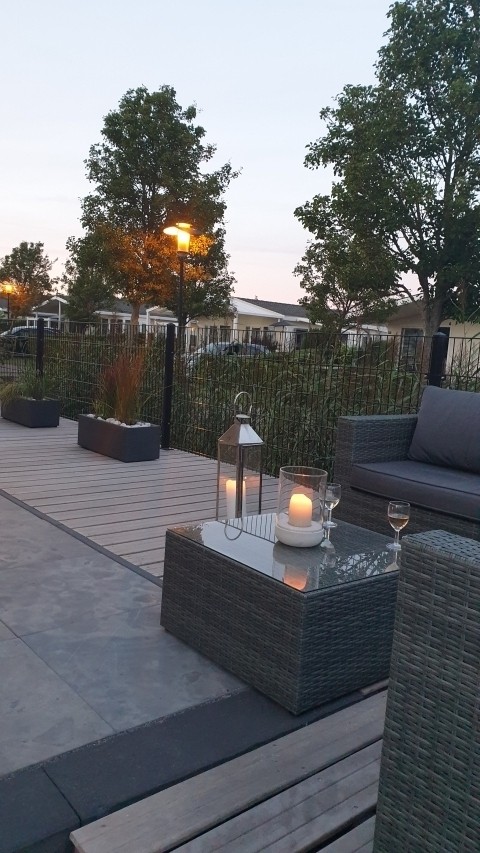 Terrasse am Abend