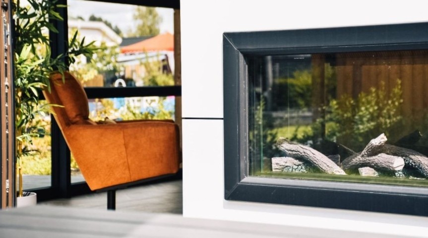 Kamin im Freien
