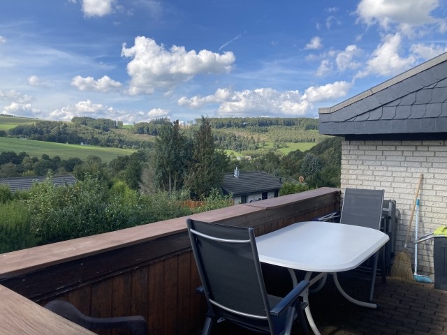 Blick vom Balkon