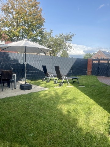 Garten eingezäunt