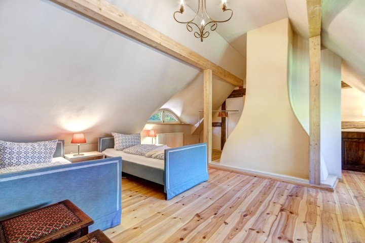 Das andere Schlafzimmer im Obergeschoss