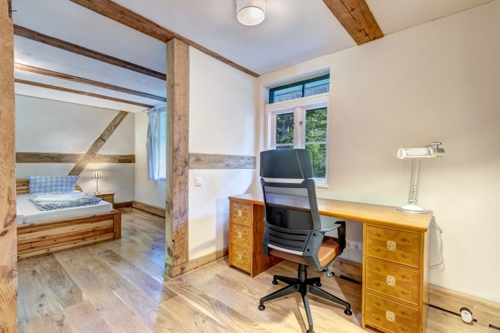 Das Study neben dem Schlafzimmer