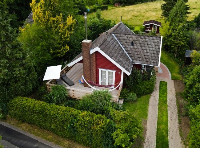 Haus von oben/vorne