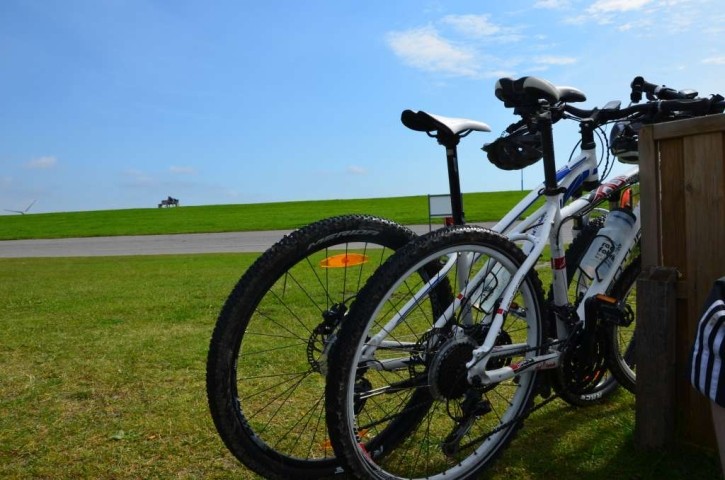 Zu jeder Radtour gehört eine erholsame Pause