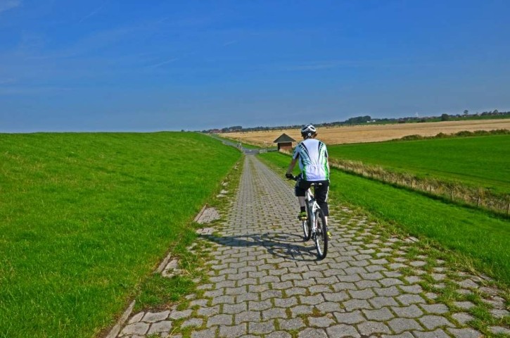 Die Umgebung erkunden: gut ausgebautes Radwegenetz