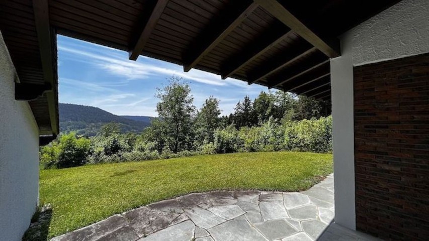 Blick von der Terrasse 