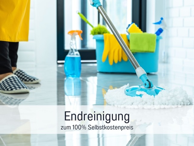 Endreinigung macht eine Reinigungsfirma