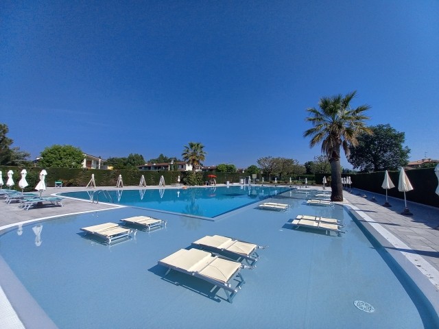 Die Poolanlage im Residence