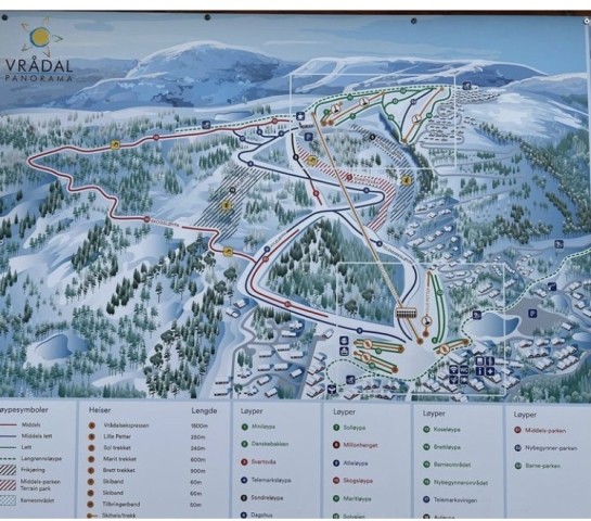 Skigebiet Vradal