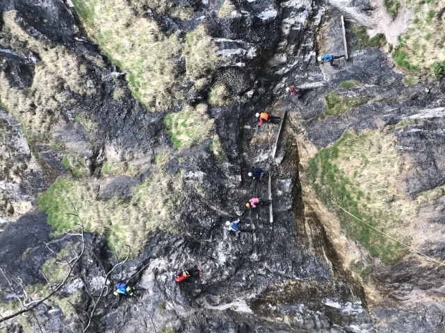 Klettersteig im Dorf 