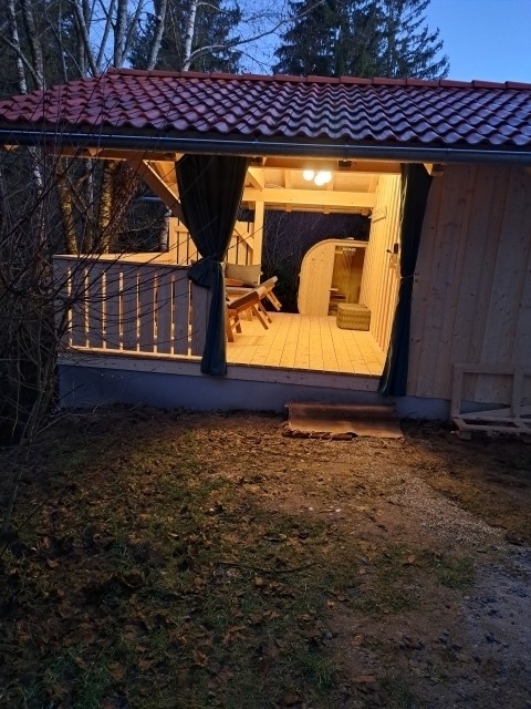 Gartenhaus - Ruheterrasse