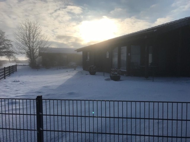 Haus bei Schnee